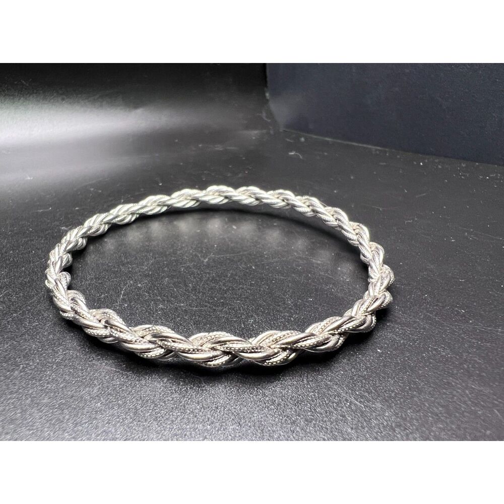 Vintage Twisted Rope Bangle - Picture 2 of 2